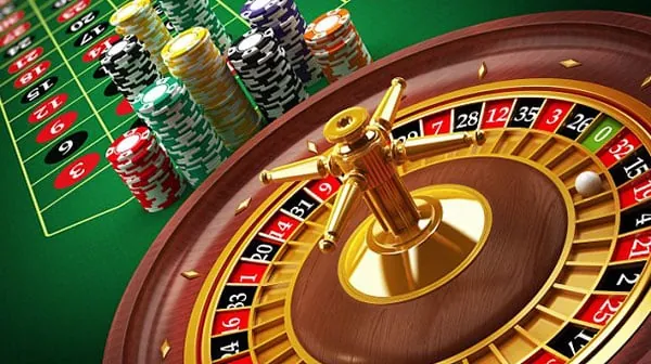 Live dealer presenting a casino game in real-time